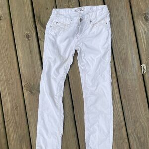 Free People Off-White Skinny Corduroy pants